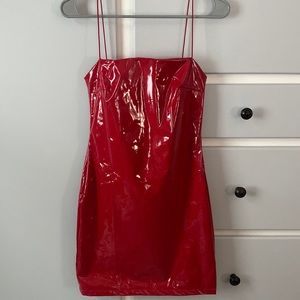 Fashion Nova small red mini dress, size small